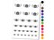 Paw Print Angel Wings with Heart Dog Cat Temporary Tattoo Water Resistant Fake Body Art Set Collection